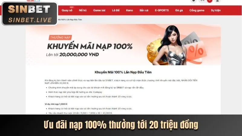 Ưu đãi chào mừng me88 casino